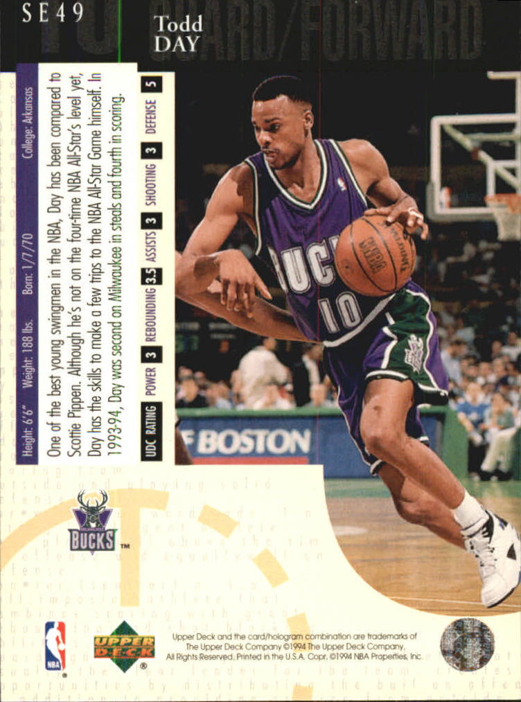 1994-95 Upper Deck Basketball Special Edition Insert Singles - You Chose - Bild 97 von 339
