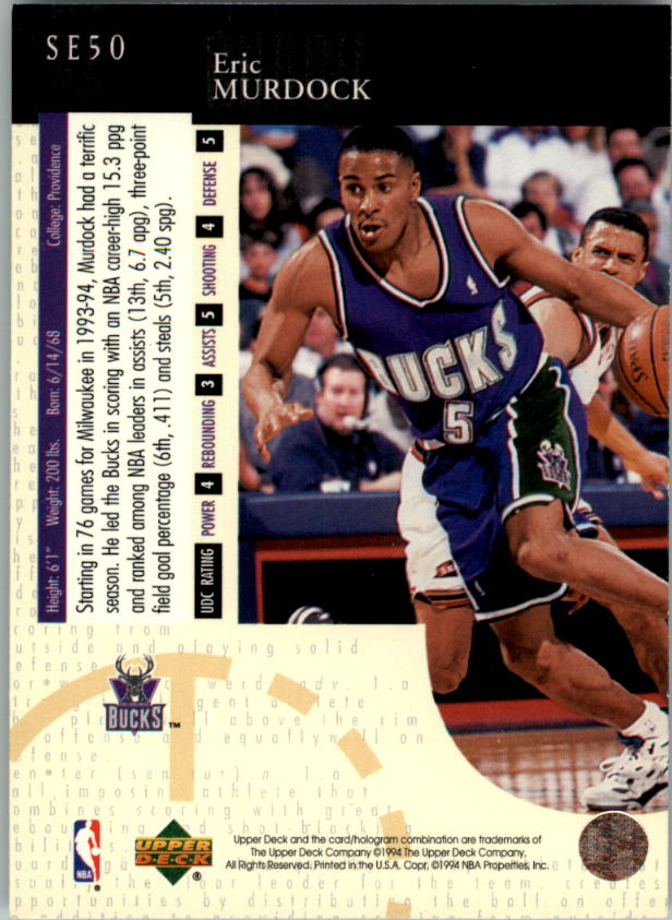 1994-95 Upper Deck Basketball Special Edition Insert Singles - You Chose - Bild 99 von 339