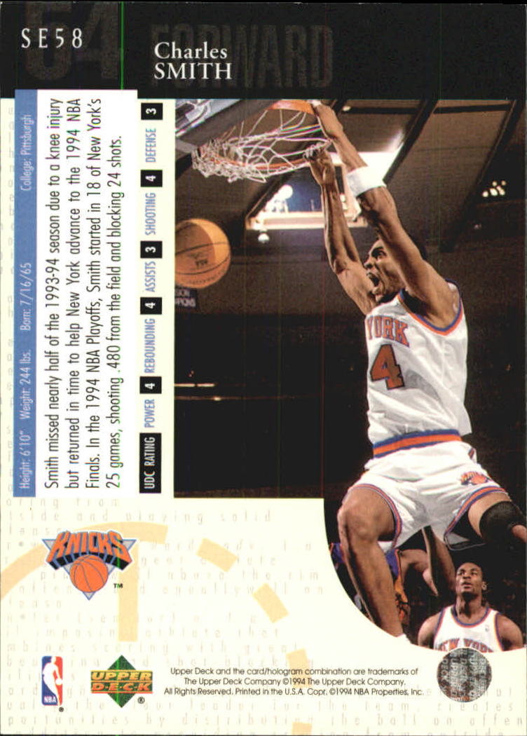 1994-95 Upper Deck Basketball Special Edition Insert Singles - You Chose - Bild 115 von 339