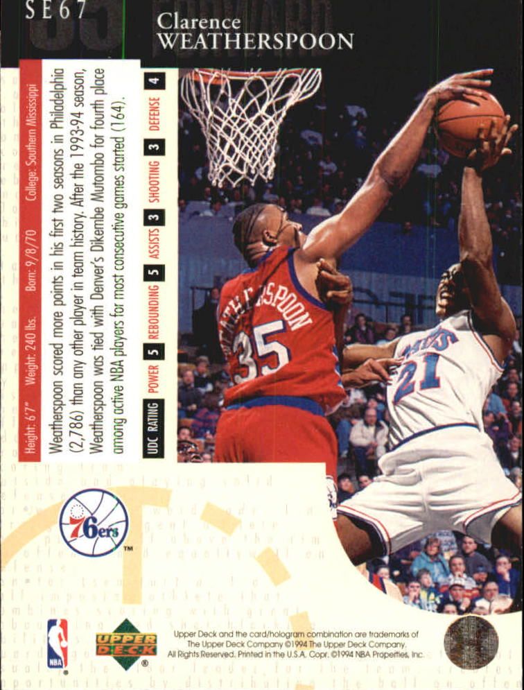 1994-95 Upper Deck Basketball Special Edition Insert Singles - You Chose - Bild 132 von 339