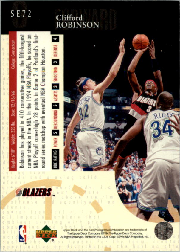 1994-95 Upper Deck Basketball Special Edition Insert Singles - You Chose - Bild 142 von 339