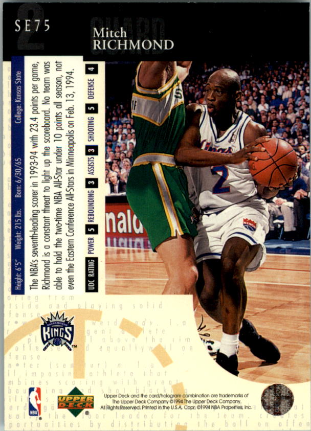 1994-95 Upper Deck Basketball Special Edition Insert Singles - You Chose - Bild 148 von 339