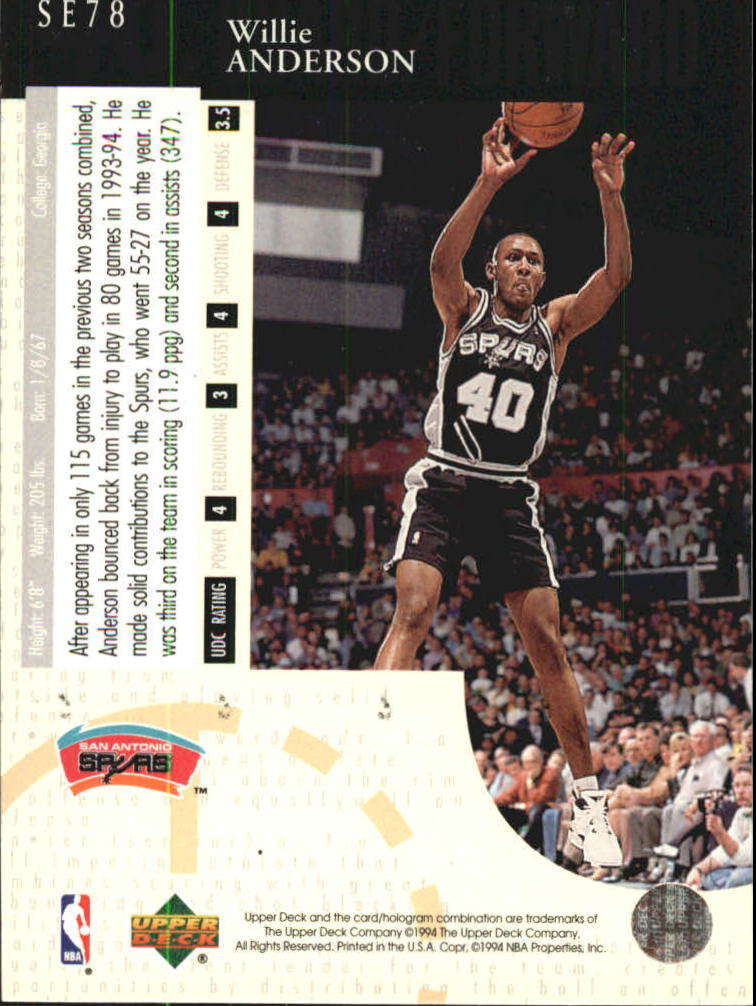 1994-95 Upper Deck Basketball Special Edition Insert Singles - You Chose - Bild 154 von 339