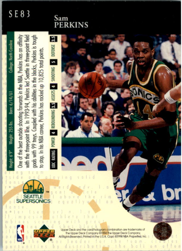 Sports Card Back