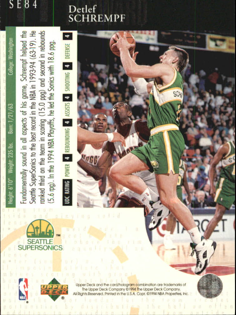 1994-95 Upper Deck Basketball Special Edition Insert Singles - You Chose - Bild 165 von 339
