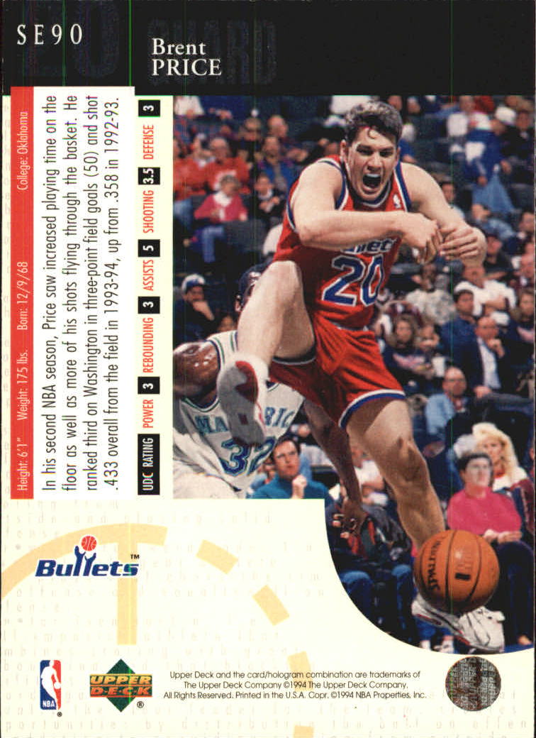 1994-95 Upper Deck Basketball Special Edition Insert Singles - You Chose - Bild 177 von 339