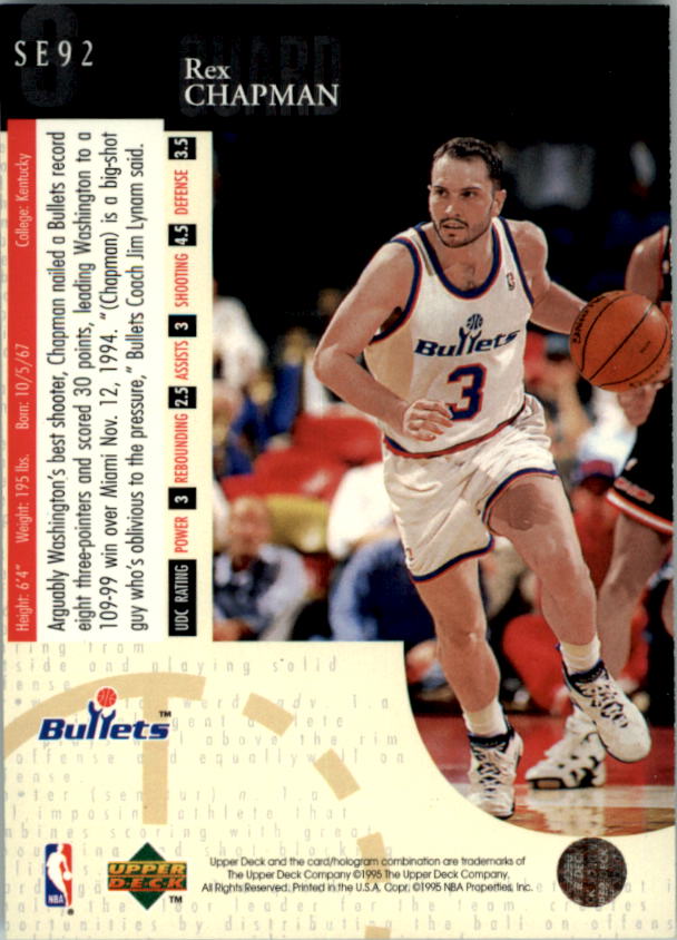 1994-95 Upper Deck Basketball Special Edition Insert Singles - You Chose - Bild 181 von 339