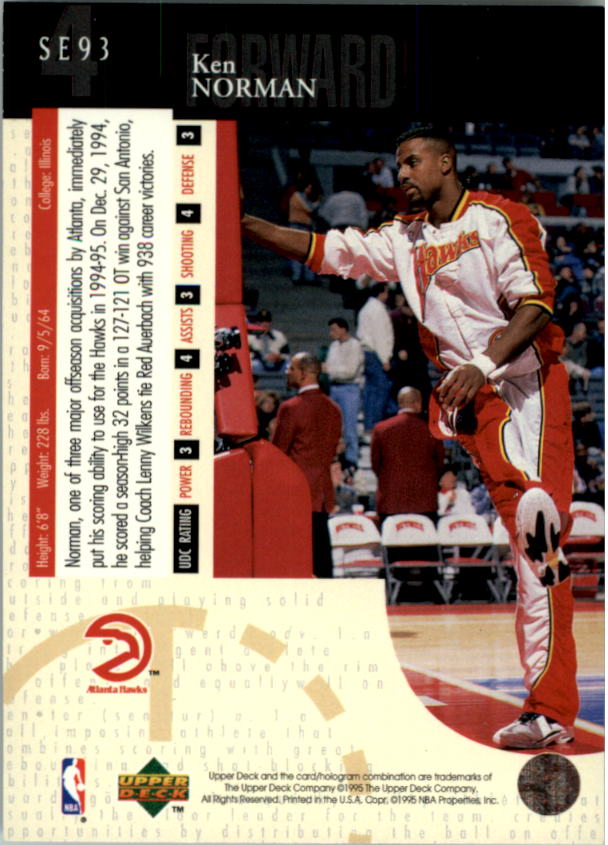 1994-95 Upper Deck Basketball Special Edition Insert Singles - You Chose - Bild 183 von 339