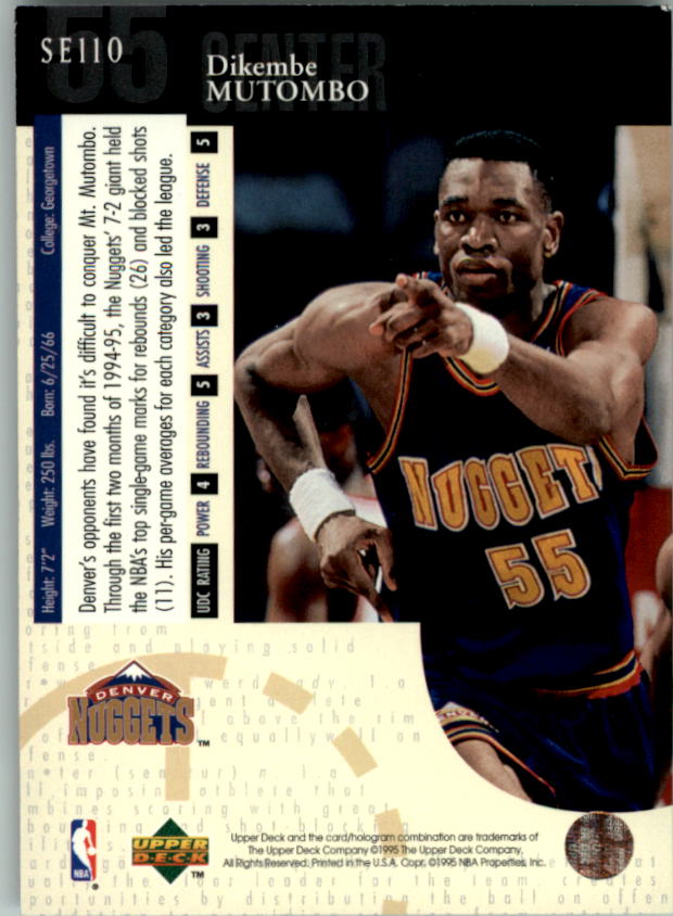 1994-95 Upper Deck Basketball Special Edition Insert Singles - You Chose - Bild 215 von 339