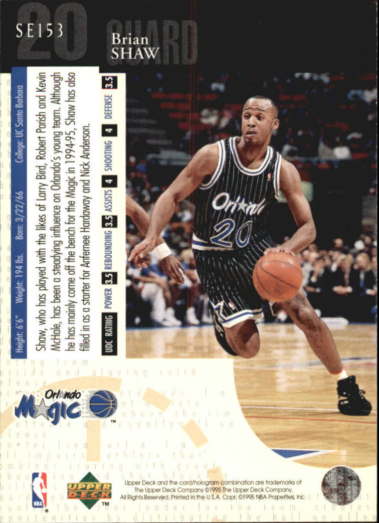 1994-95 Upper Deck Basketball Special Edition Insert Singles - You Chose - Bild 291 von 339