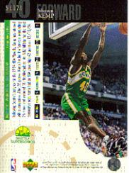 1994-95 Upper Deck Special Edition #171 Shawn Kemp back image