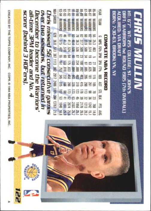 B1720- 1994-95 Topps Basketball Card #s 1-200 -You Pick- 15+ FREE US SHIP - Picture 243 of 395