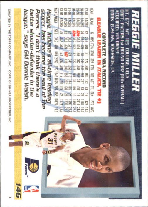 B1720- 1994-95 Topps Basketball Card #s 1-200 -You Pick- 15+ FREE US SHIP - Picture 291 of 395