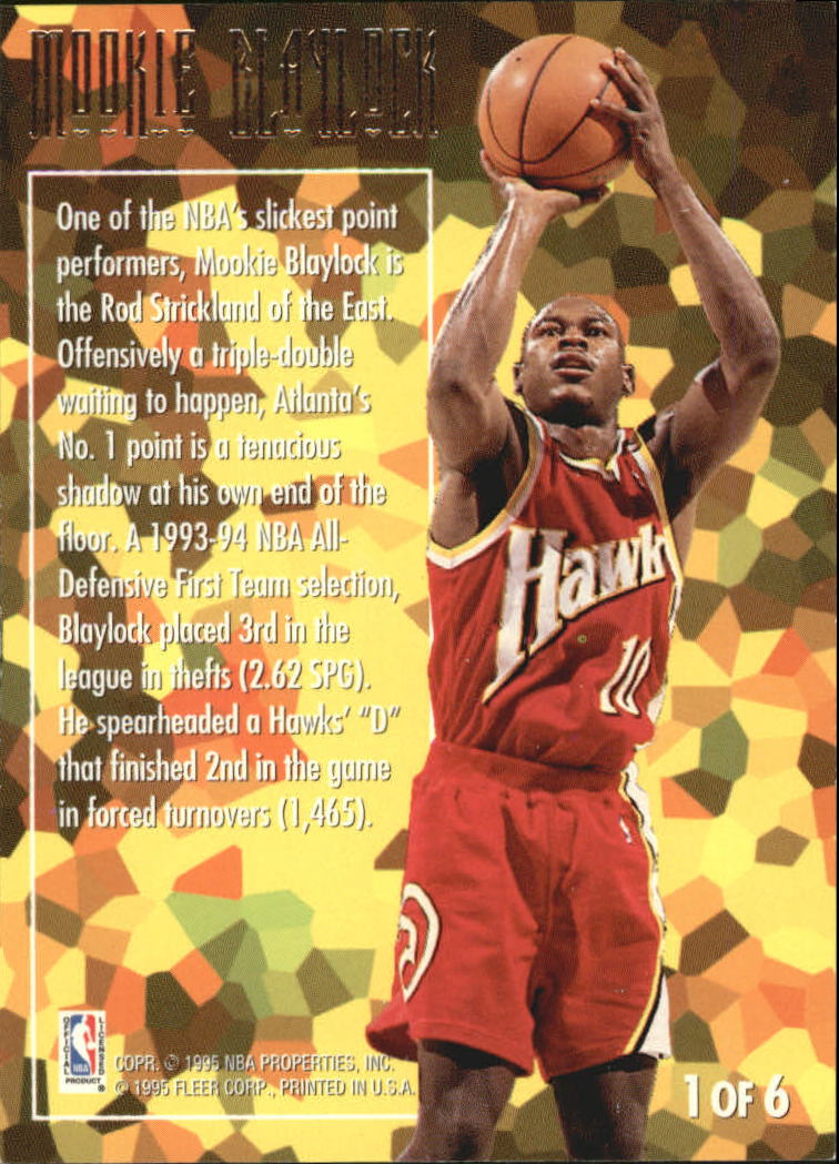 Mookie Blaylock 1994-95 Fleer All Defensive #1 Atlanta Hawks