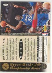 1994-95 SP Championship #103 Shaquille O'Neal back image