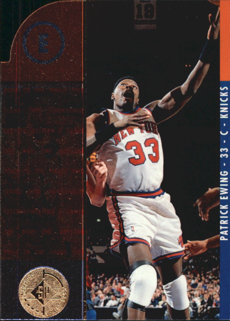 1994-95 SP Championship Die Cuts #18 Patrick Ewing RF