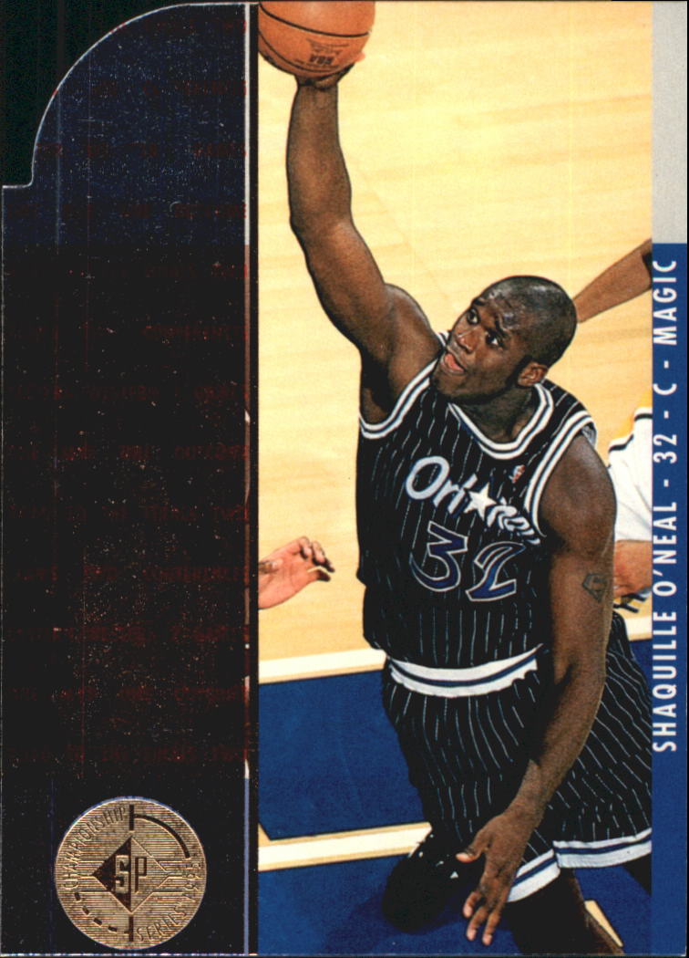 1994-95 SP Championship Die Cuts #19 Shaquille O'Neal RF