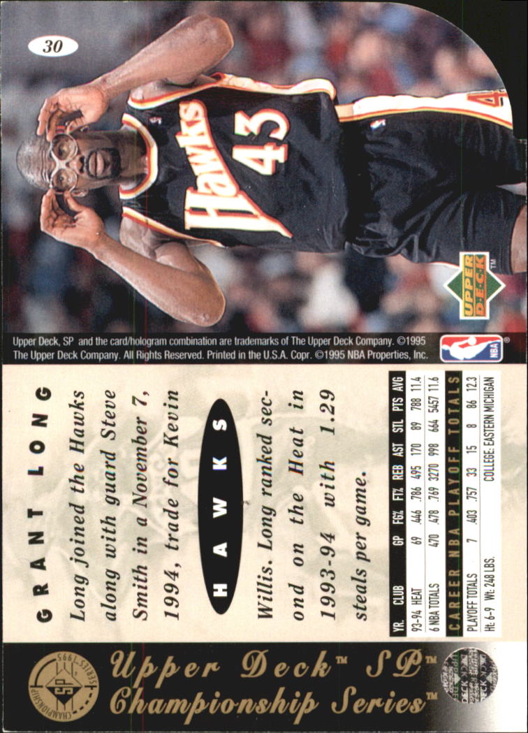 1994-95 SP Basketball Championship Die Cuts Singles - You Choose - Picture 7 of 191