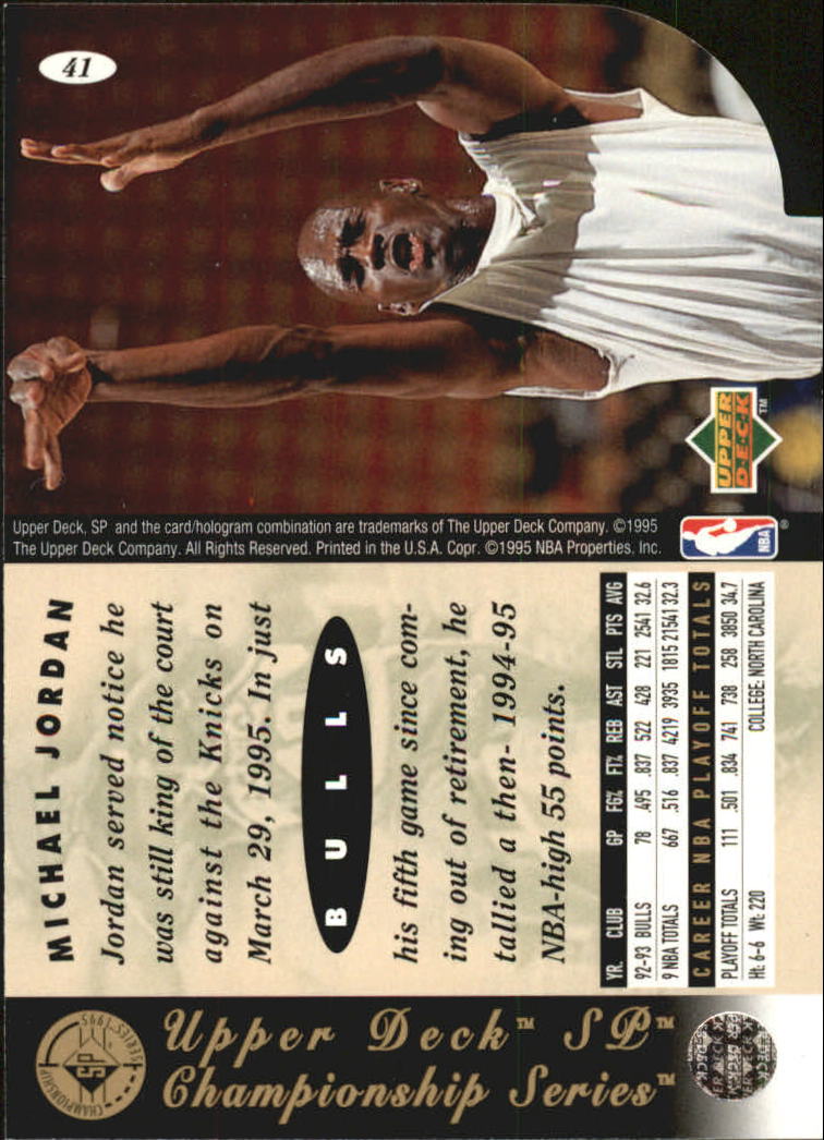 Sports Card Back