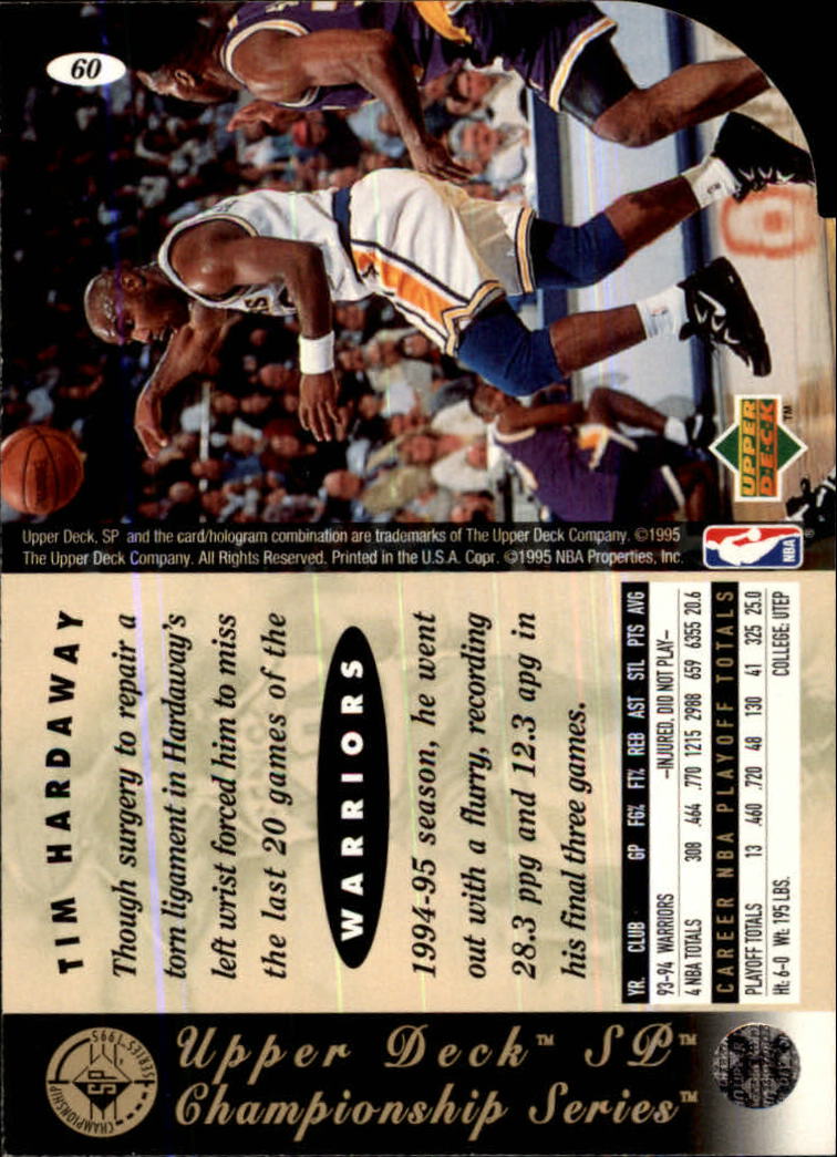 1994-95 SP Basketball Championship Die Cuts Singles - You Choose - Picture 59 of 191