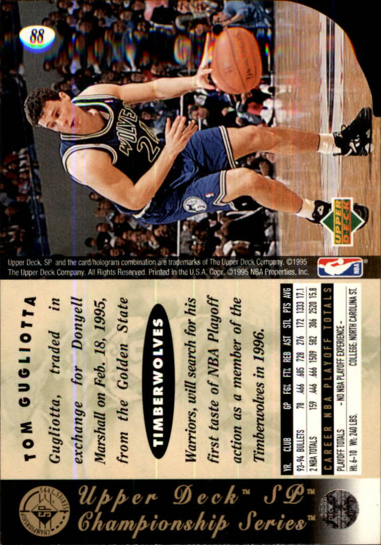 1994-95 SP Basketball Championship Die Cuts Singles - You Choose - Picture 110 of 191