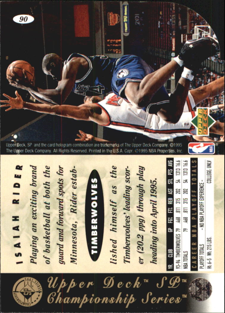 1994-95 SP Basketball Championship Die Cuts Singles - You Choose - Picture 114 of 191