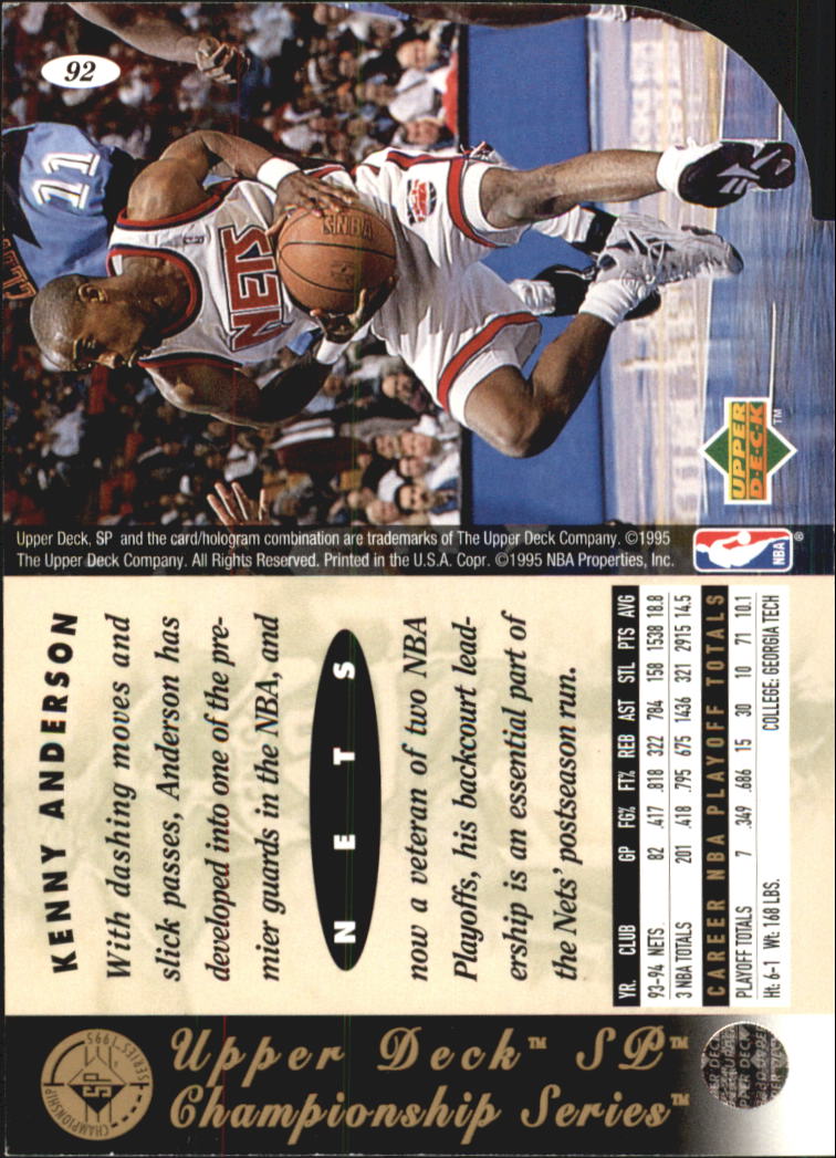 1994-95 SP Basketball Championship Die Cuts Singles - You Choose - Picture 118 of 191
