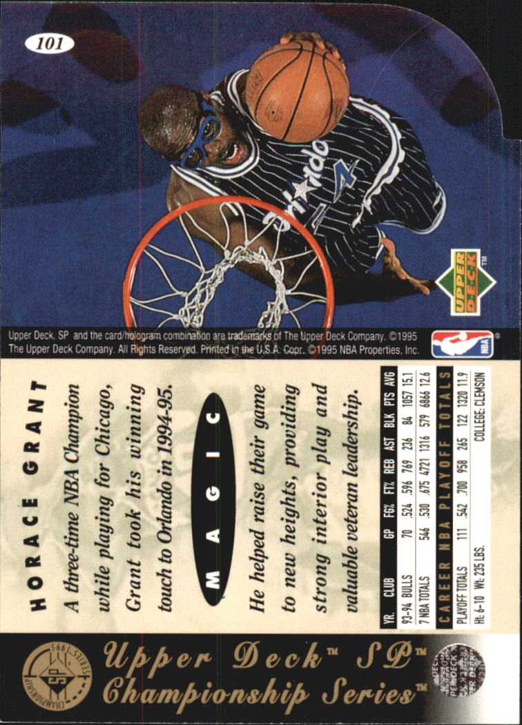 1994-95 SP Basketball Championship Die Cuts Singles - You Choose - Picture 136 of 191