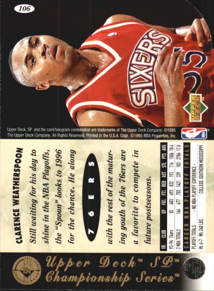 1994-95 SP Basketball Championship Die Cuts Singles - You Choose - Picture 142 of 191