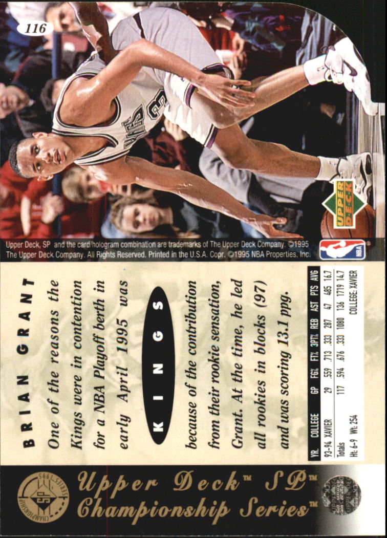 1994-95 SP Basketball Championship Die Cuts Singles - You Choose - Picture 160 of 191