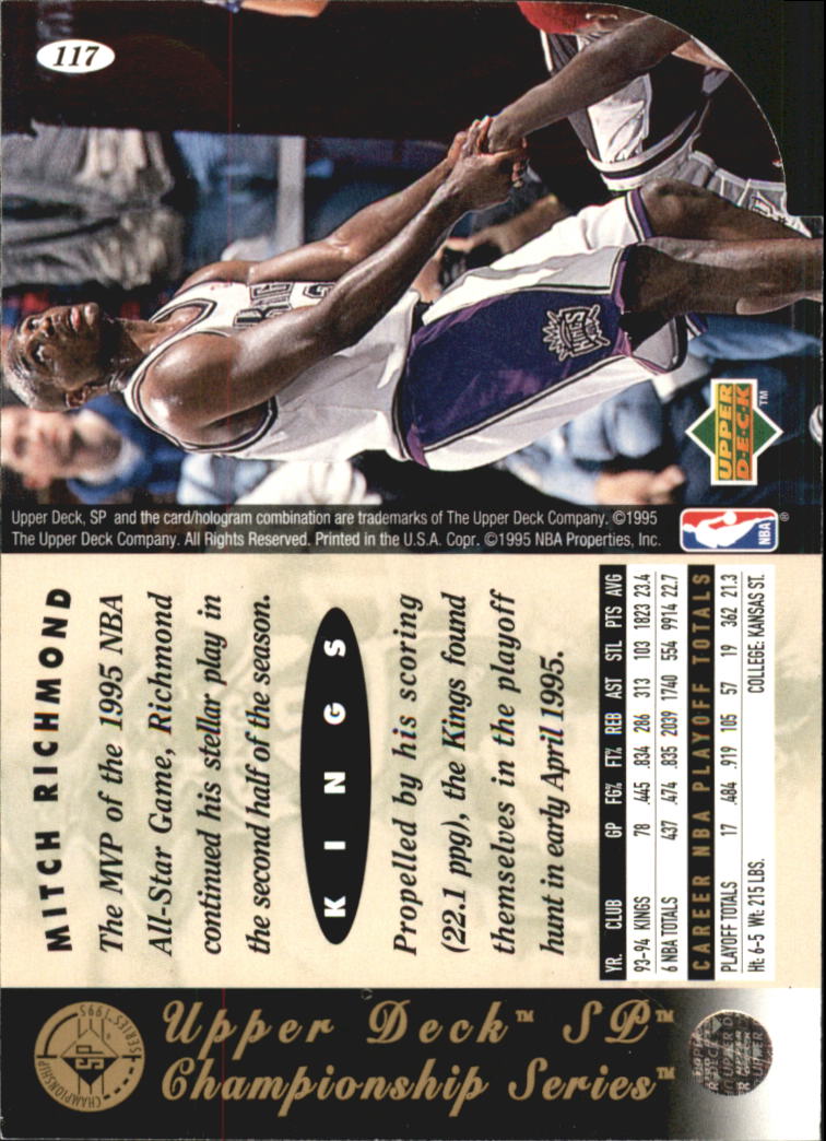 1994-95 SP Basketball Championship Die Cuts Singles - You Choose - Picture 162 of 191