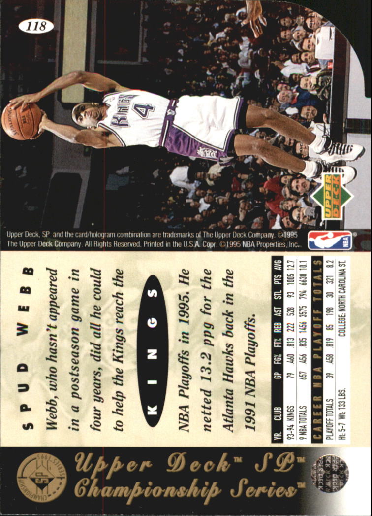 1994-95 SP Basketball Championship Die Cuts Singles - You Choose - Picture 164 of 191