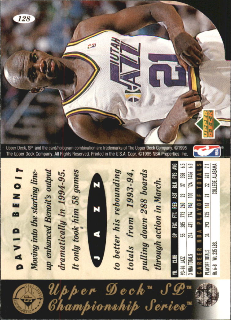 1994-95 SP Basketball Championship Die Cuts Singles - You Choose - Picture 180 of 191