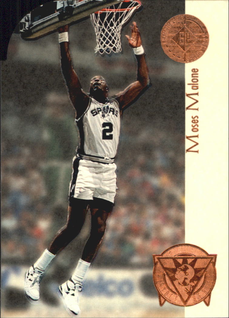 1994-95 SP Championship Playoff Heroes Die Cuts #P4 Moses Malone