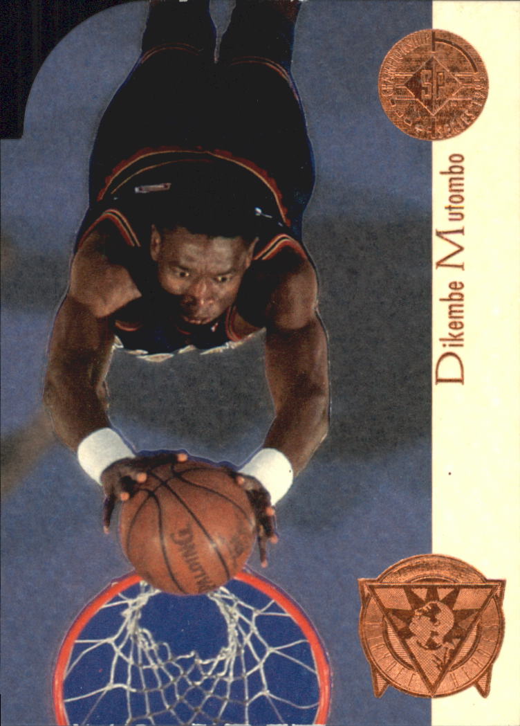 1994-95 SP Championship Playoff Heroes Die Cuts #P7 Dikembe Mutombo