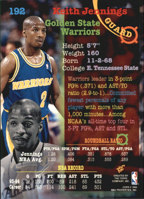 Sports Card Back