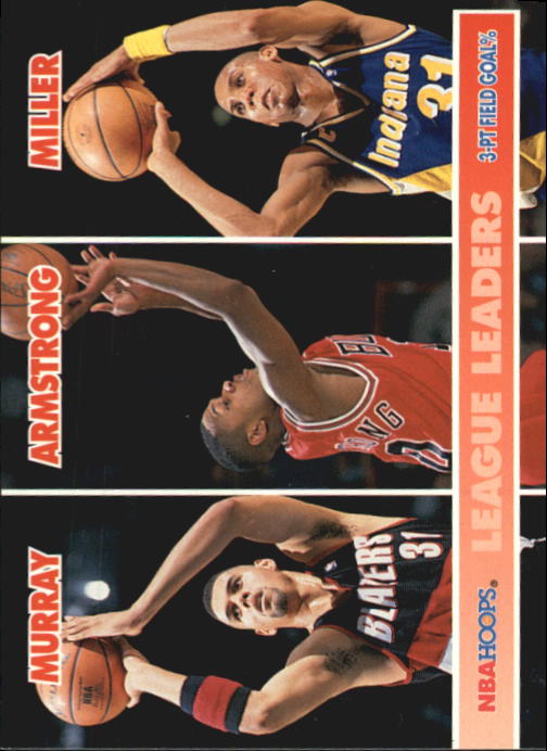 1994-95 Hoops #252 Tracy Murray LL/B.J. Armstrong/Reggie Miller