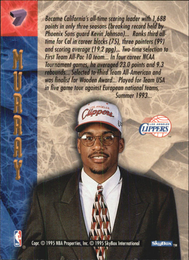 1994-95 Hoops Draft Redemption #7 Lamond Murray