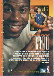1994-95 Hoops Magic's All-Rookies Jumbos #AR2 Jason Kidd back image