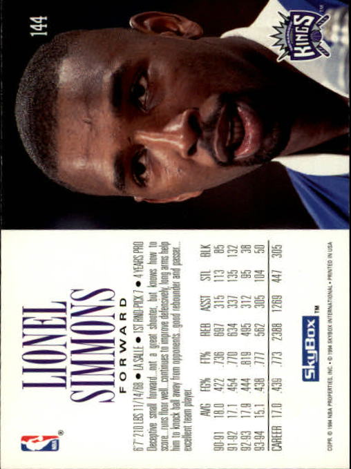B3737- 1994-95 SkyBox Premium Bk #s 1-270 +Rookies -You Pick- 15+ FREE US SHIP - Picture 233 of 403
