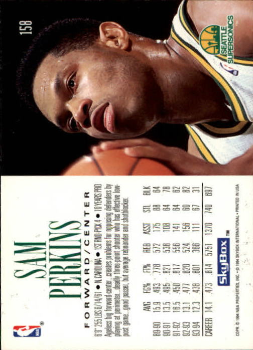 B3737- 1994-95 SkyBox Premium Bk #s 1-270 +Rookies -You Pick- 15+ FREE US SHIP - Picture 255 of 403
