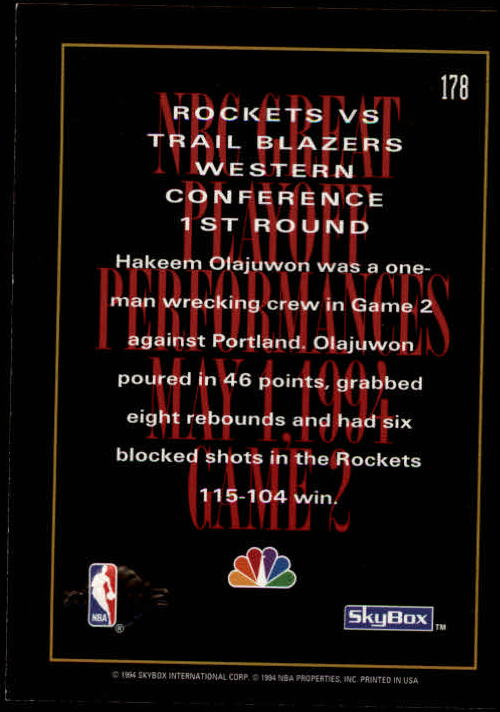 B3737- 1994-95 SkyBox Premium Bk #s 1-270 +Rookies -You Pick- 15+ FREE US SHIP - Picture 279 of 403