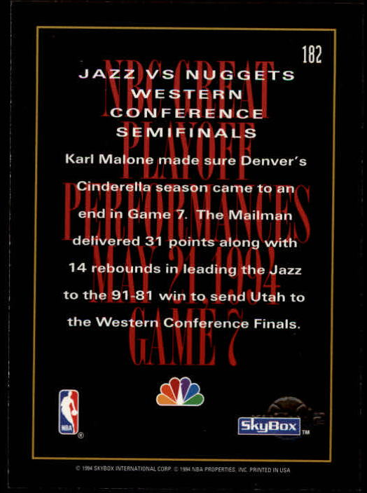 B3737- 1994-95 SkyBox Premium Bk #s 1-270 +Rookies -You Pick- 15+ FREE US SHIP - Picture 285 of 403