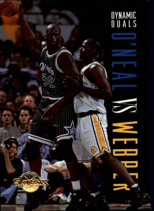 1994-95 SkyBox Premium #187 Chris Webber DD/Shaquille O'Neal