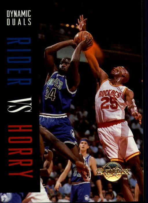 1994-95 SkyBox Premium #194 Isaiah Rider DD/Robert Horry