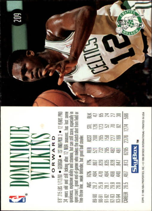 B3737- 1994-95 SkyBox Premium Bk #s 1-270 +Rookies -You Pick- 15+ FREE US SHIP - Picture 323 of 403