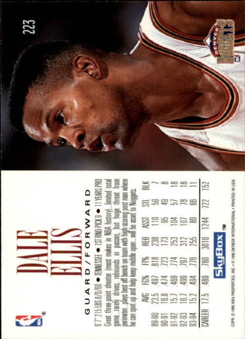 B3737- 1994-95 SkyBox Premium Bk #s 1-270 +Rookies -You Pick- 15+ FREE US SHIP - Picture 351 of 403