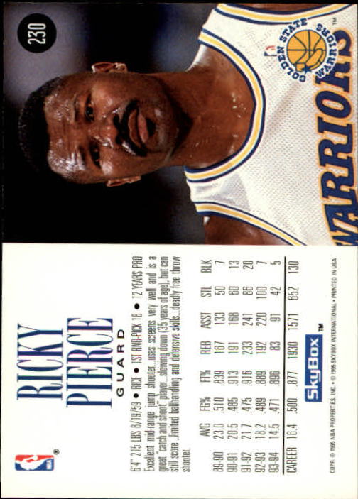 B3737- 1994-95 SkyBox Premium Bk #s 1-270 +Rookies -You Pick- 15+ FREE US SHIP - Picture 363 of 403