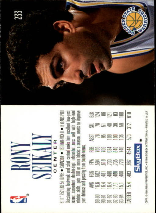 B3737- 1994-95 SkyBox Premium Bk #s 1-270 +Rookies -You Pick- 15+ FREE US SHIP - Picture 369 of 403