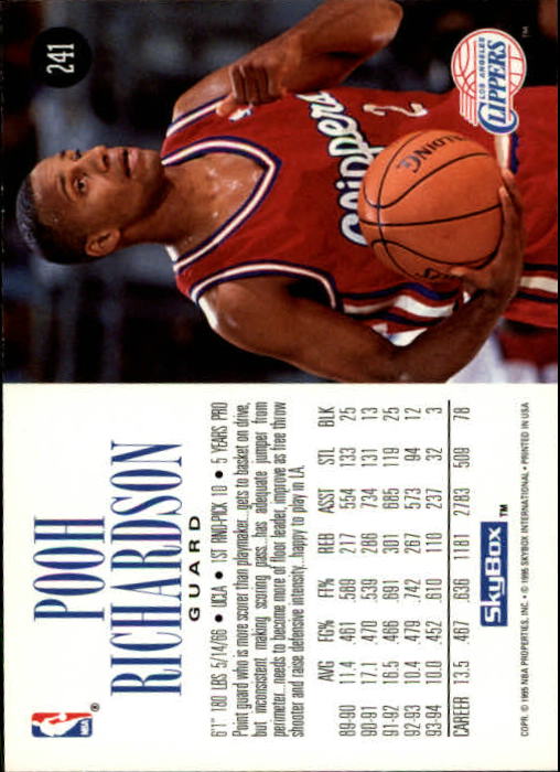 B3737- 1994-95 SkyBox Premium Bk #s 1-270 +Rookies -You Pick- 15+ FREE US SHIP - Picture 385 of 403